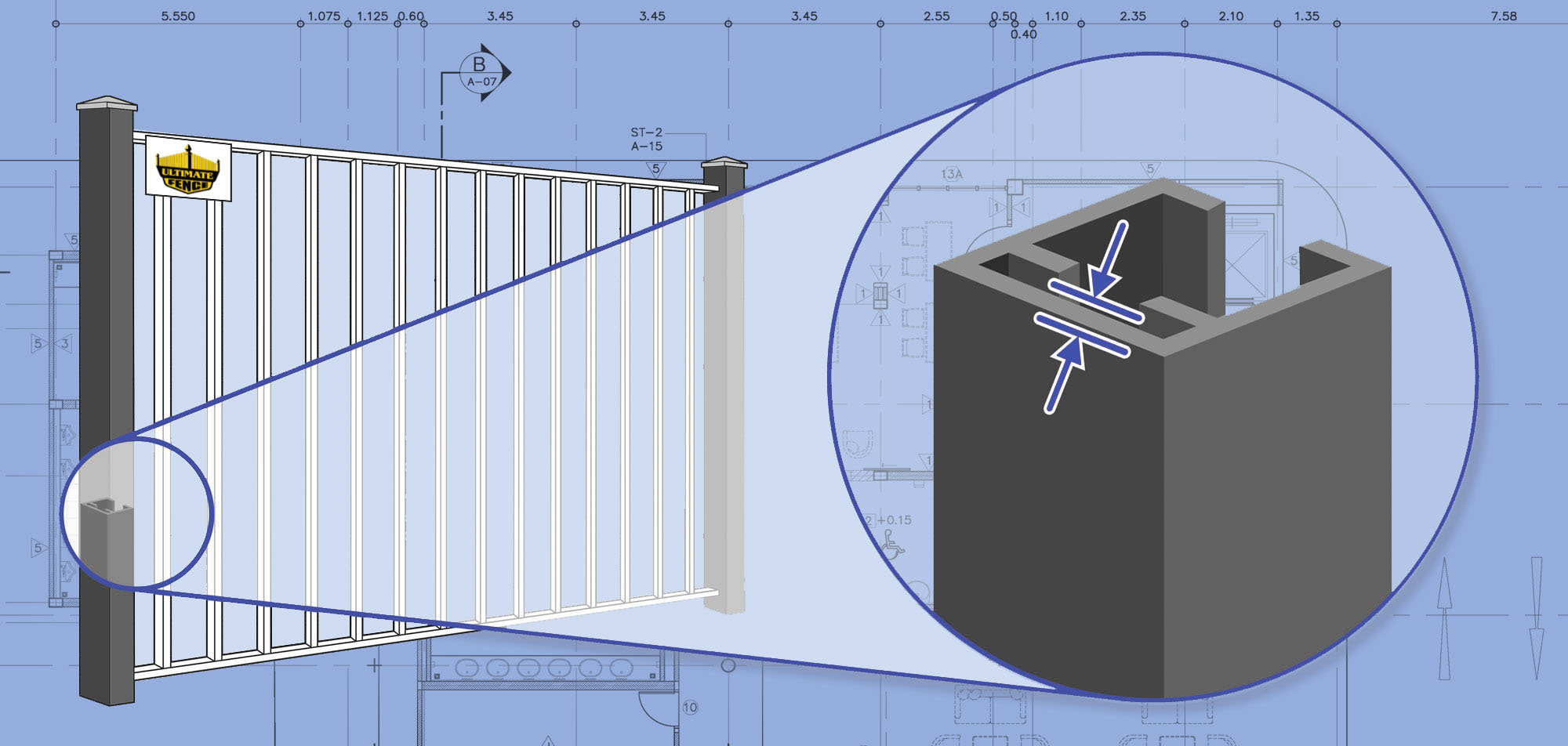 Aluminum fence contractor in Derry, New Hampshire